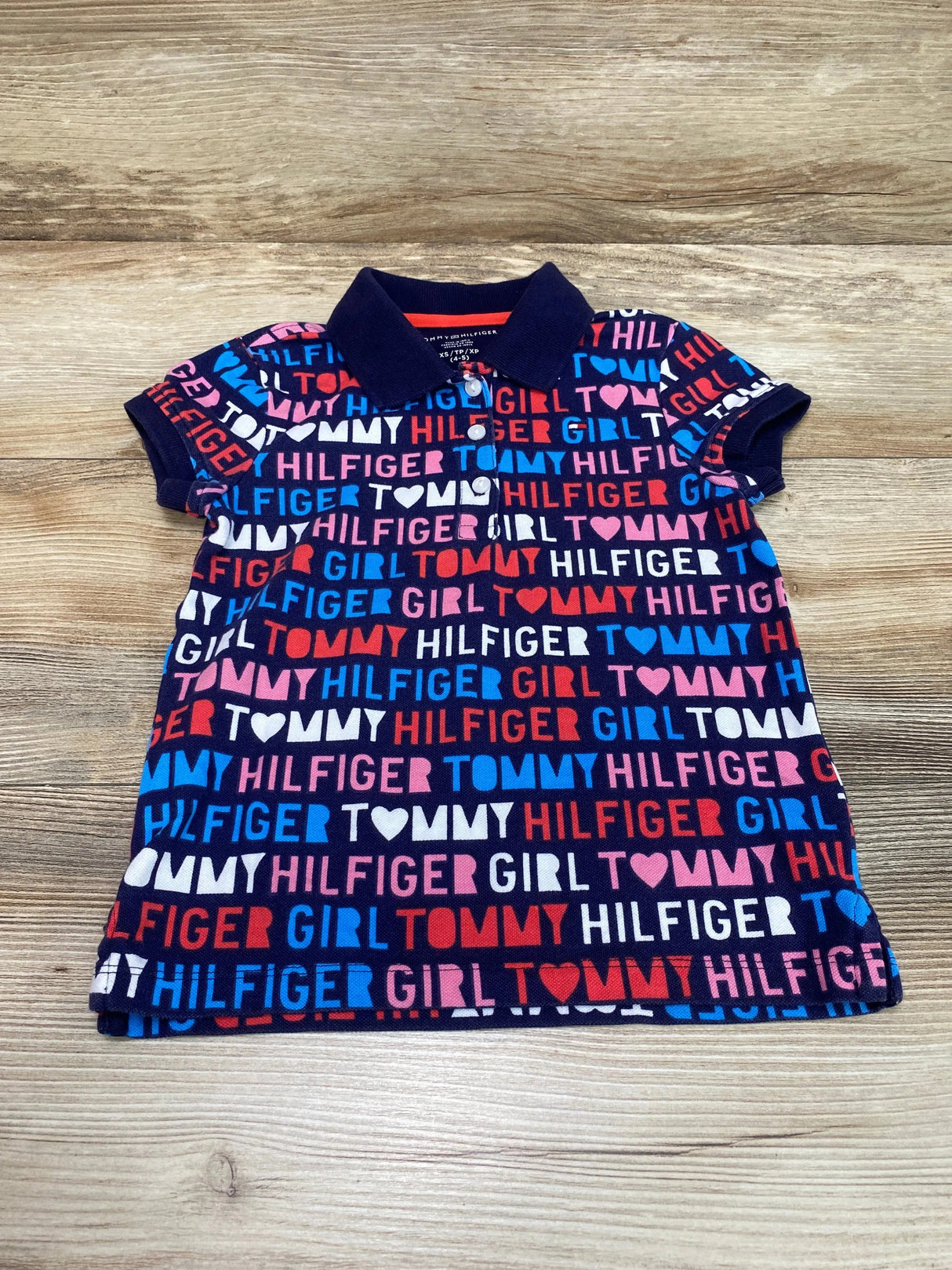 Tommy Hilfiger Polo Shirt Navy sz 4-5T - Me n Mommy To Be
