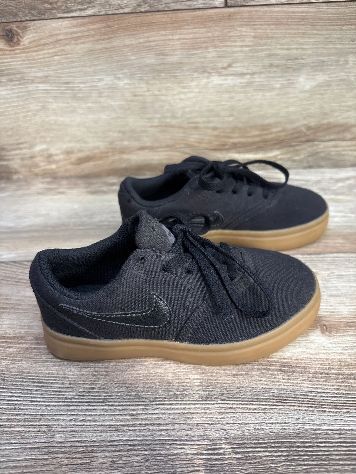 Nike Check Canvas SB PS 'Black Gum' Sneakers sz 10.5c