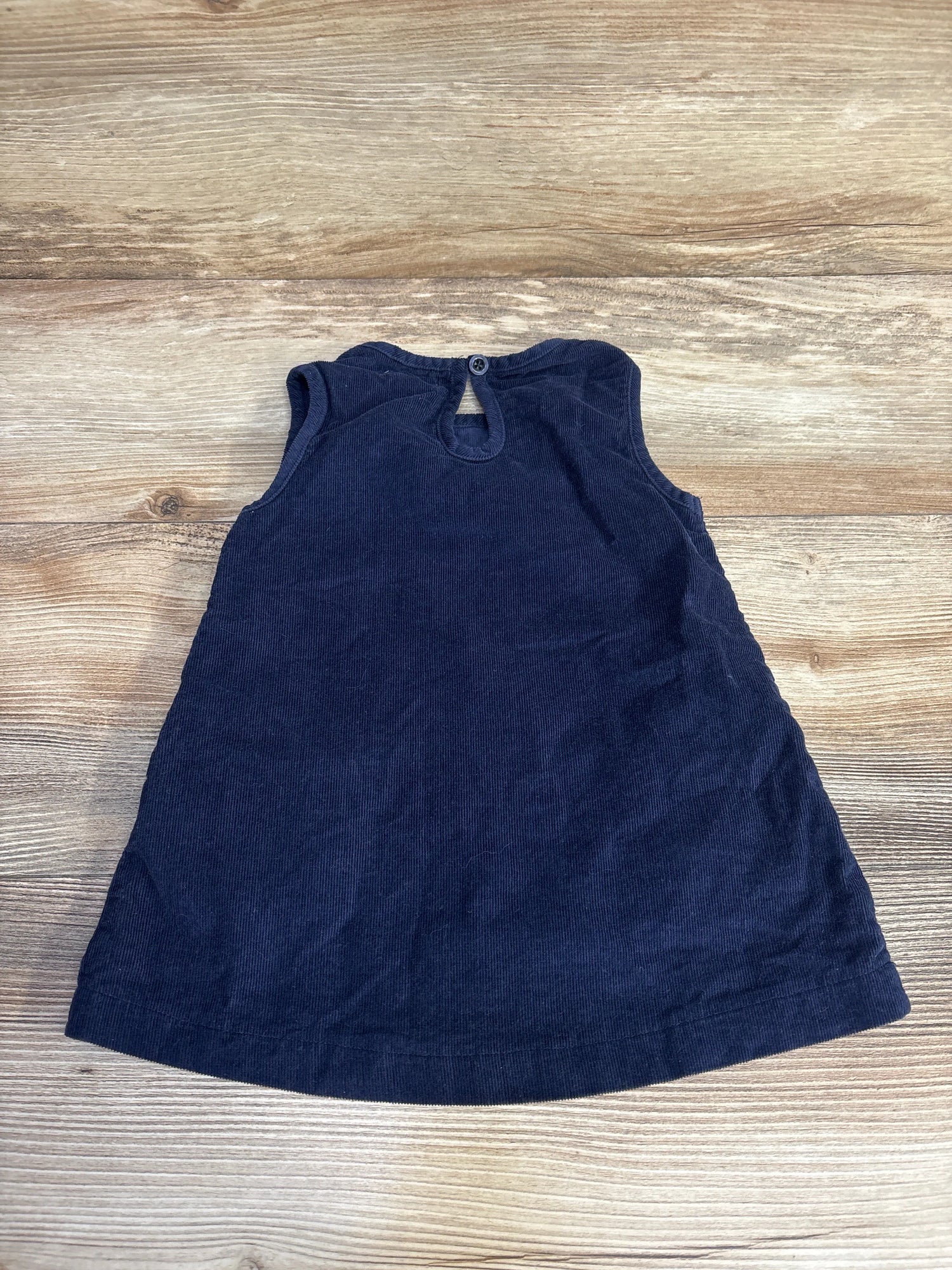 Lill + Sid Cord Unicorn Pocket Dress Navy sz 0-6m