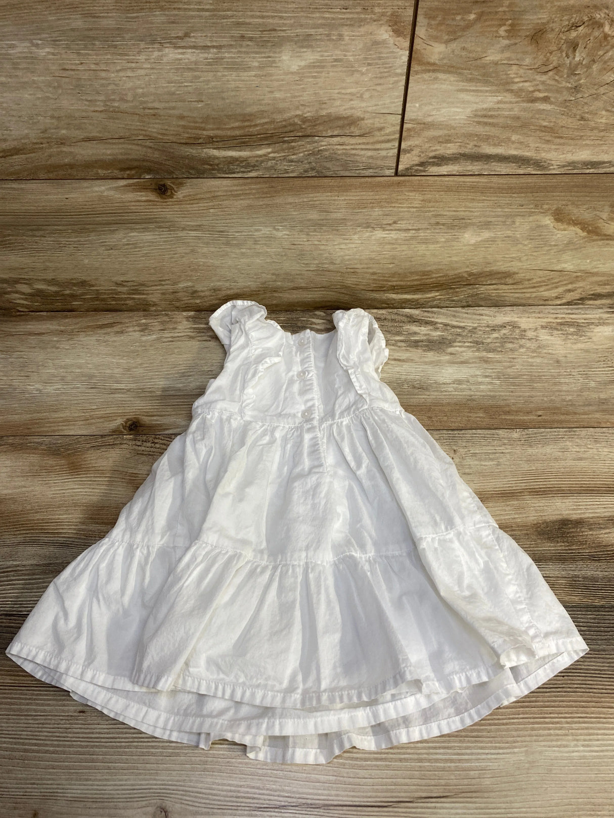 Oshkosh Sleeveless Dress White sz 18m - Me n Mommy To Be