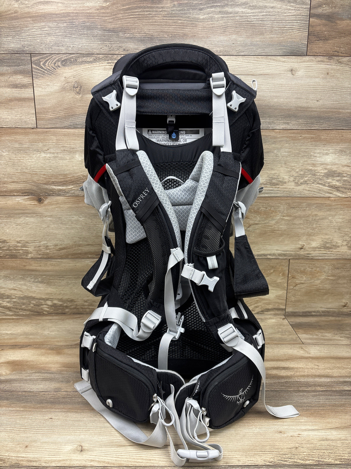 Osprey Poco Plus Child Carrier Hiking Backpack with Poco Carry Case - Black