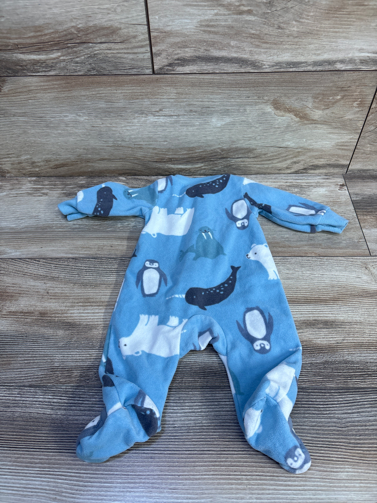 Just One You Blanket Ocean Animal Sleeper Blue sz Newborn