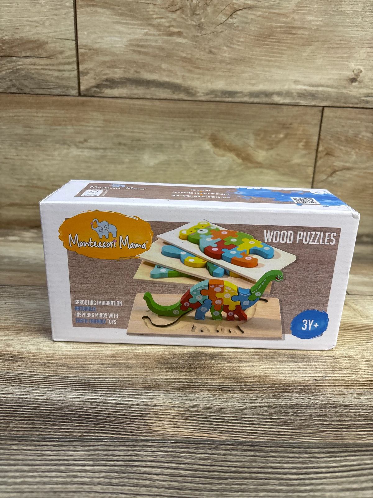 NEW Montessori Mama 4pk Wooden Puzzles