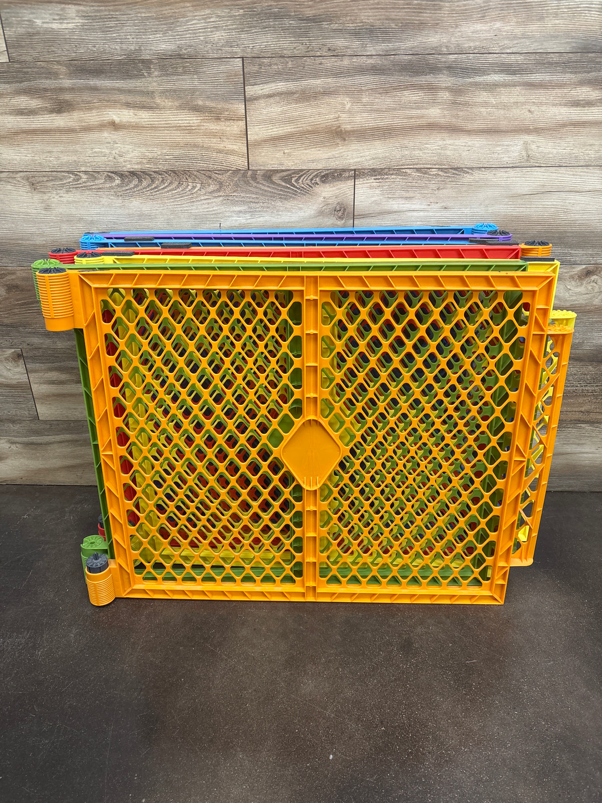 Toddleroo by North States Superyard Colorplay 8-Panel Freestanding Gate