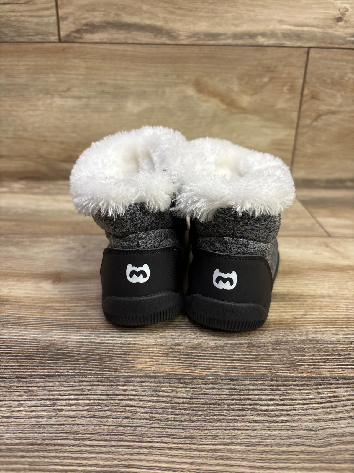 BMCITYBM Fur Lined Winter Snow Boots Grey sz 6c