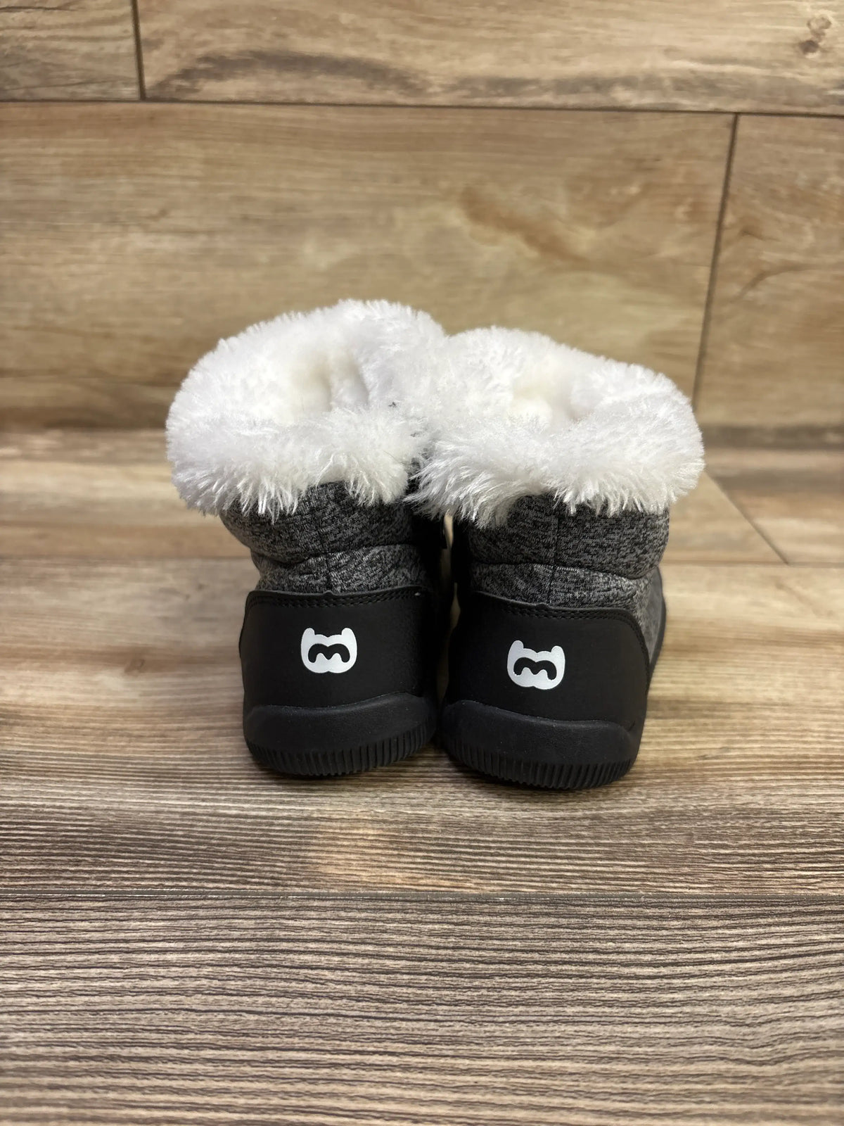 BMCITYBM Fur Lined Winter Snow Boots Grey sz 6c