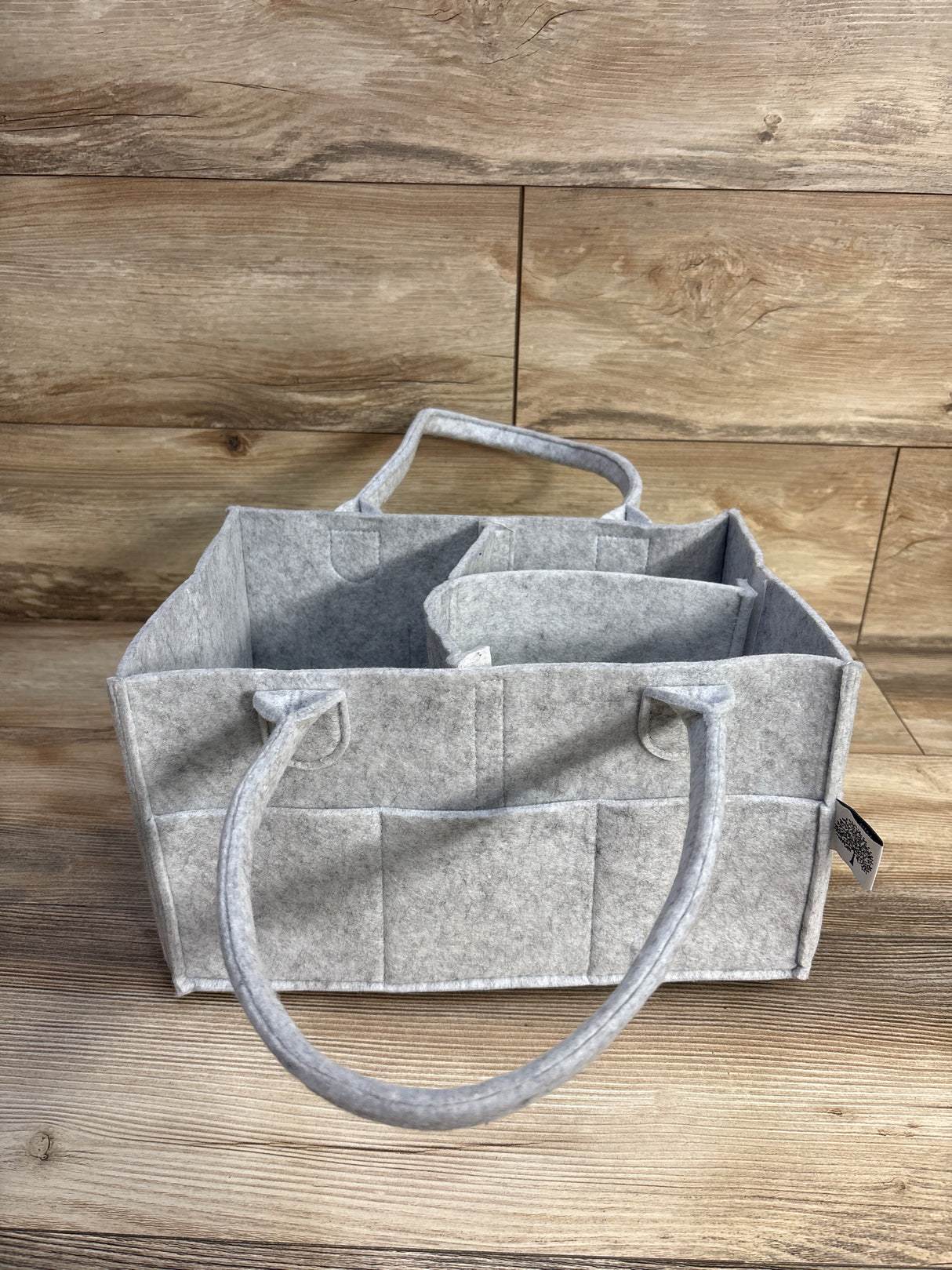 Parker Baby Co. Felt Diaper Caddy in Grey