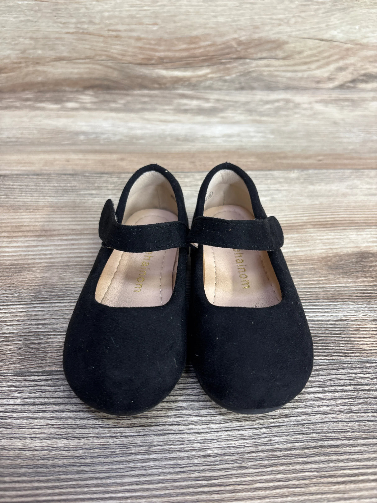 Hehainom Suede Mary Jane Flats Black sz 6c