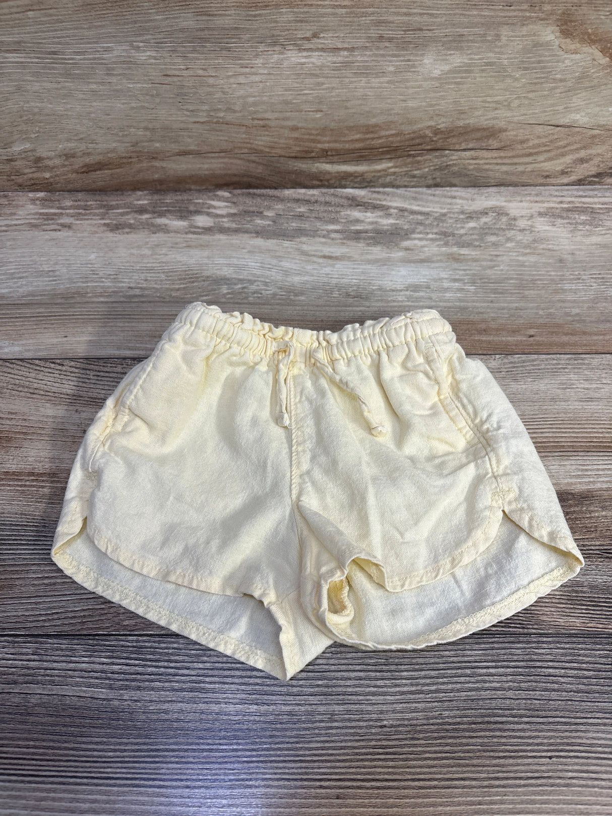 Old Navy Linen Blend Shorts Yellow sz 18-24m