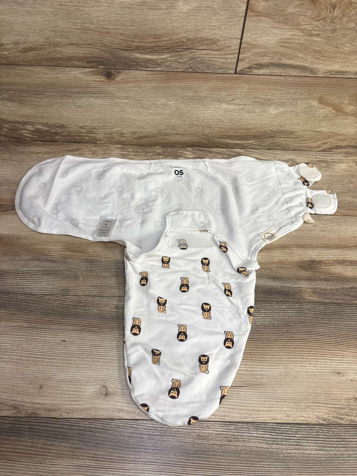 Keababies 2pk Animal Swaddle Wraps White sz 0-3m