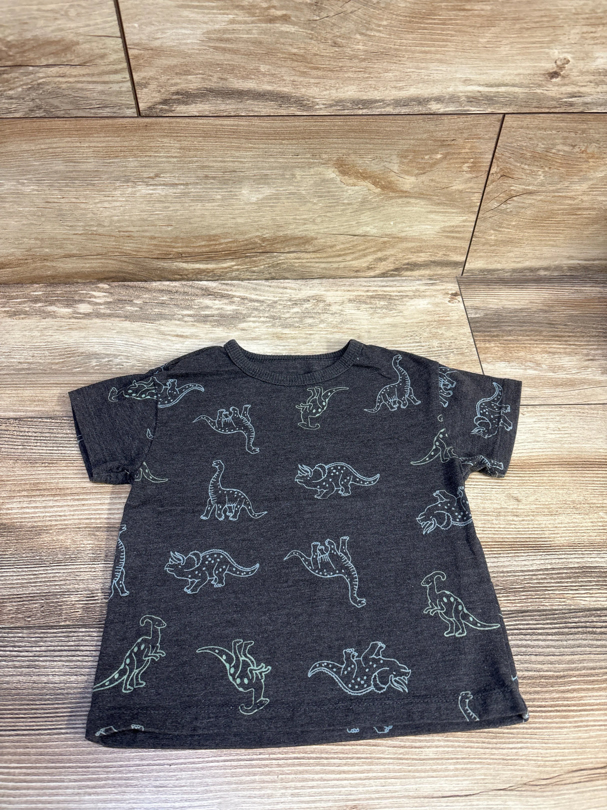 Cat & Jack Dinosaur Shirt Grey sz 18m