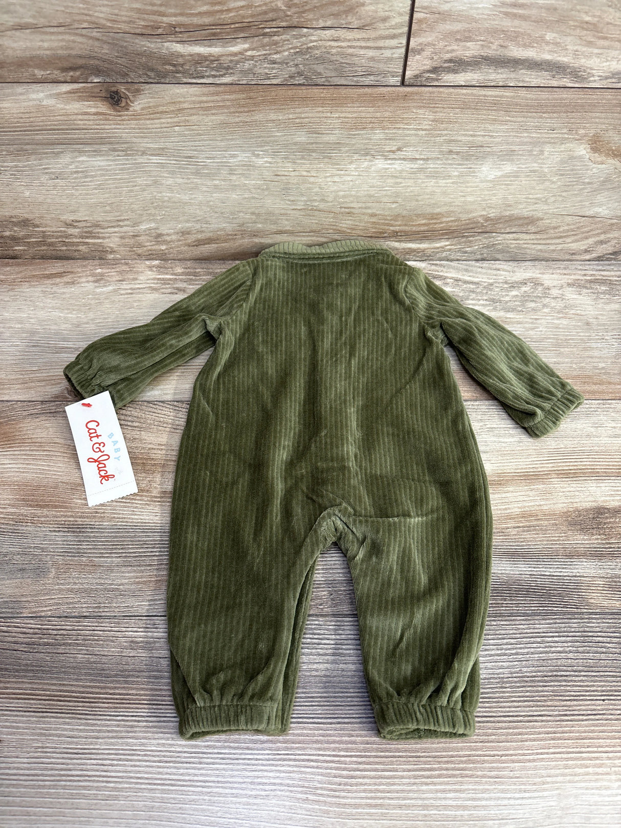 NEW Cat & Jack Ribbed Coverall Green sz Newborn