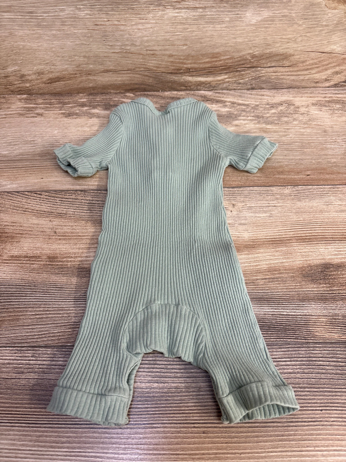Ribbed Romper Green sz 0-3m