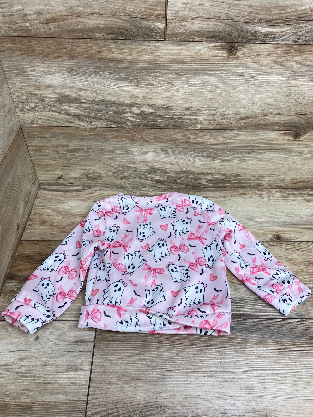 Shein Pullover Ghost Sweatshirt Pink sz 18-24m