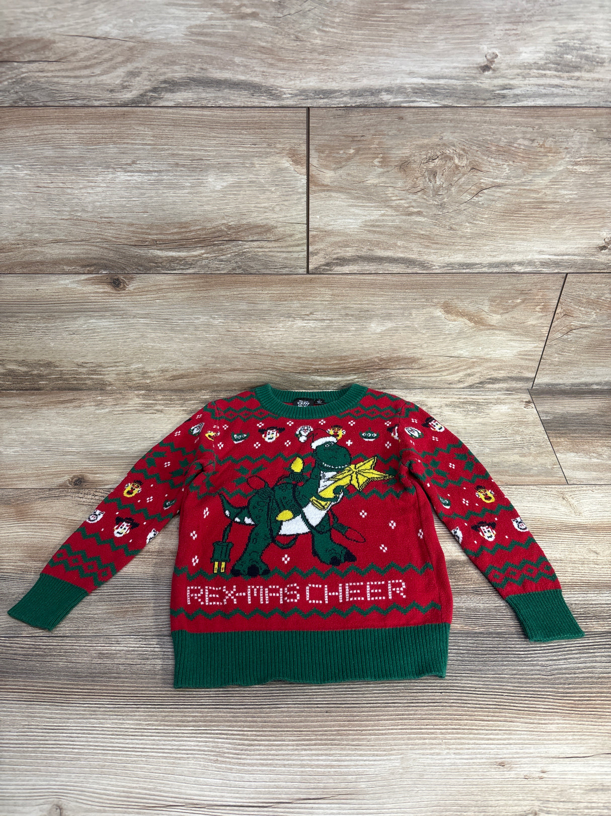 Disney Pixar Toy Story Ugly Sweater Red sz 3T