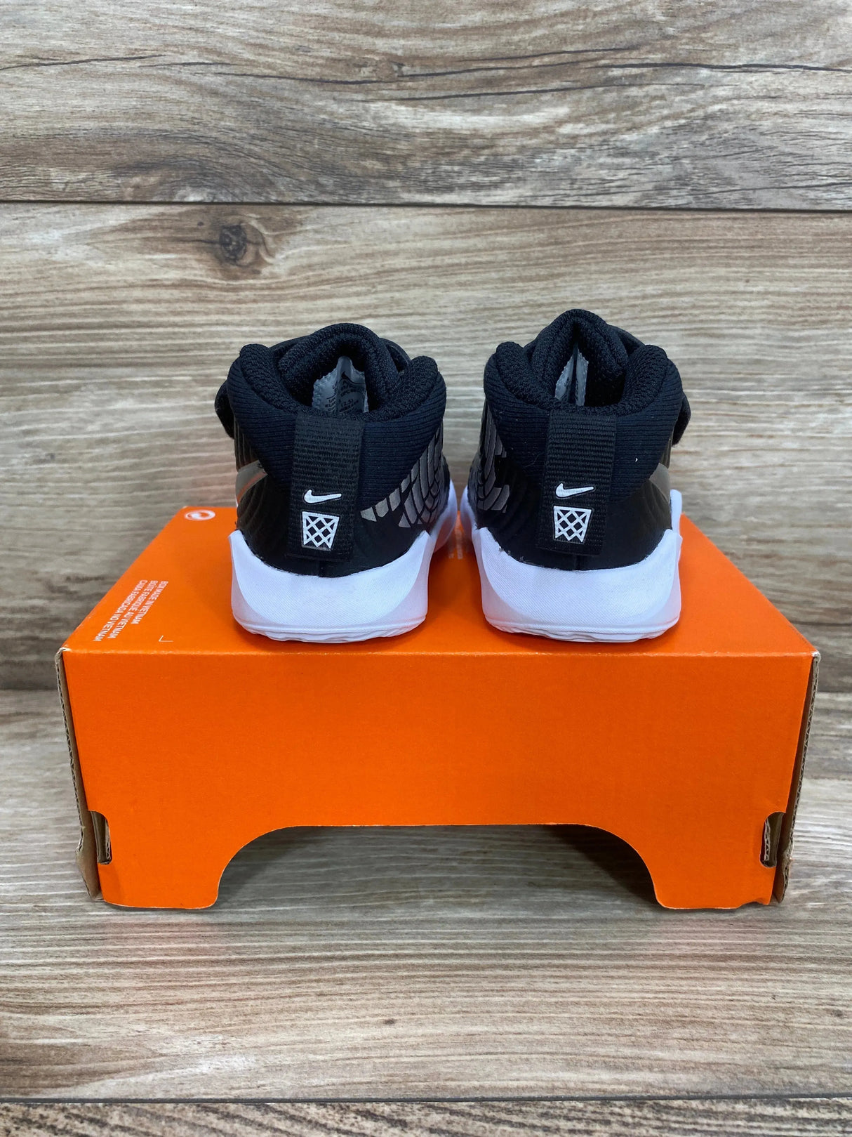 Nike Team Hustle D9 TD 'Black' Sneakers sz 3c - Me n Mommy To Be