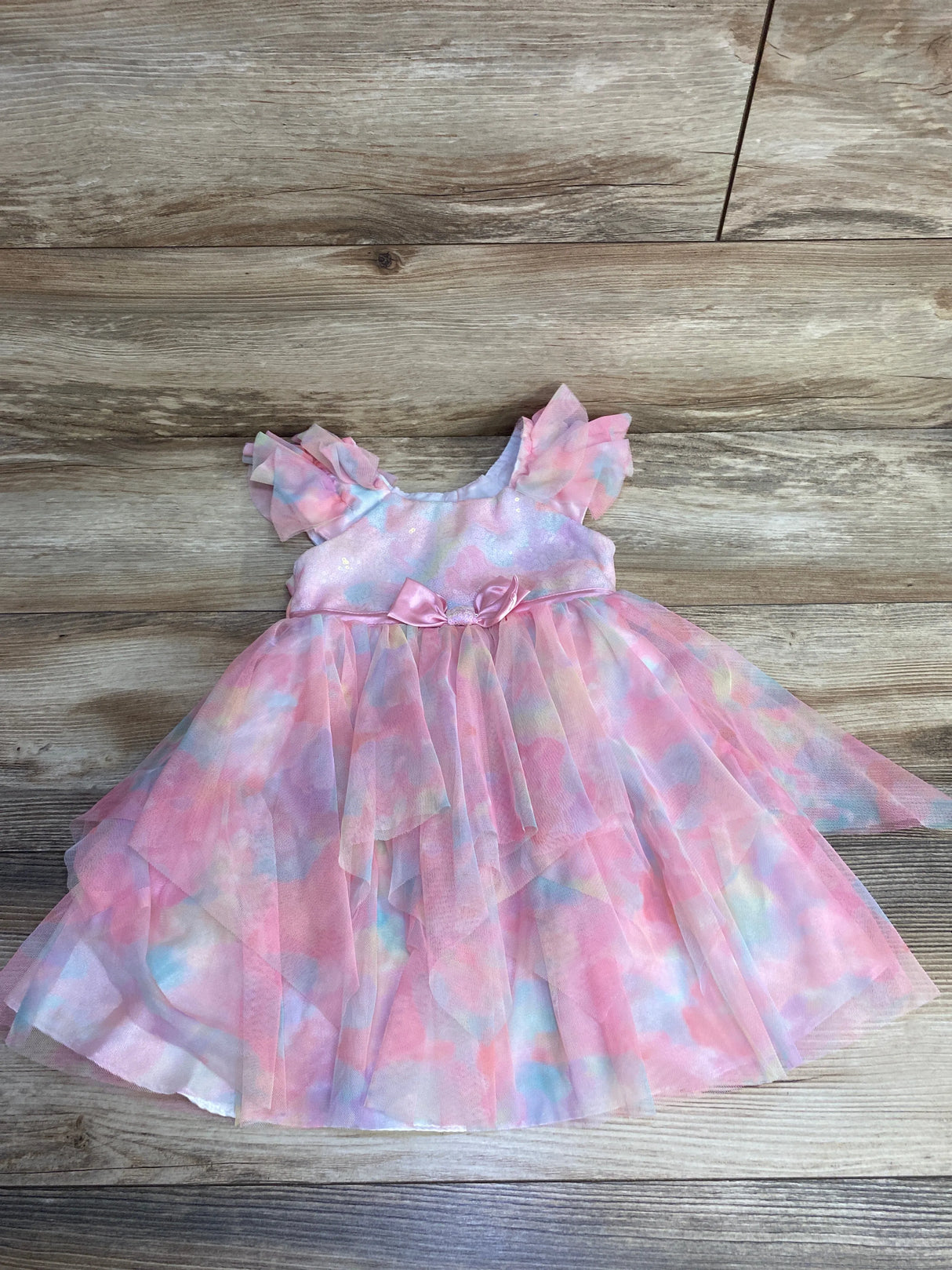 Jona Michelle Sequin Tulle Dress Pink sz 2T - Me n Mommy To Be