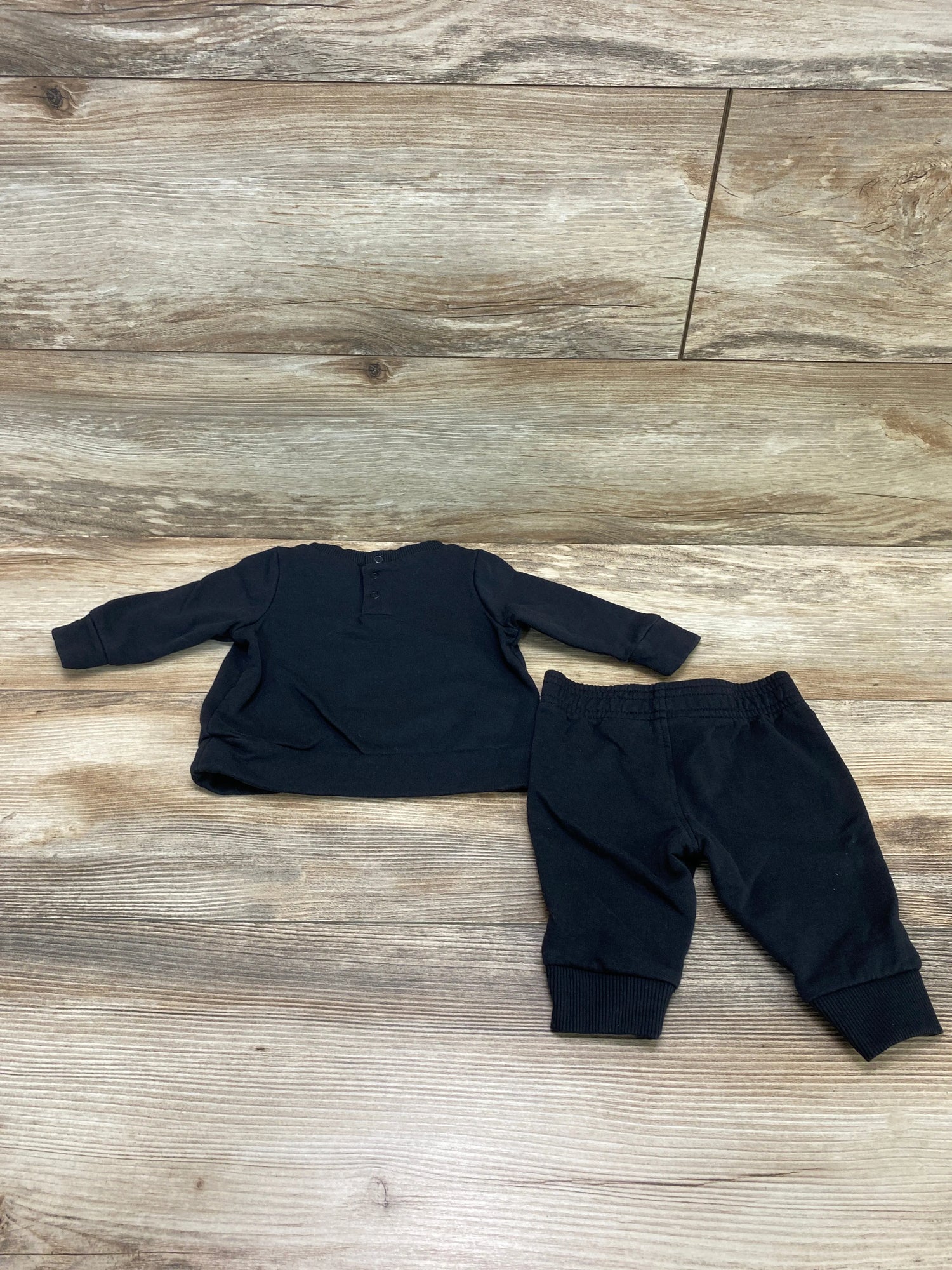Puma 2pc Logo Sweatshirt Set Black sz 0-3m - Me n Mommy To Be