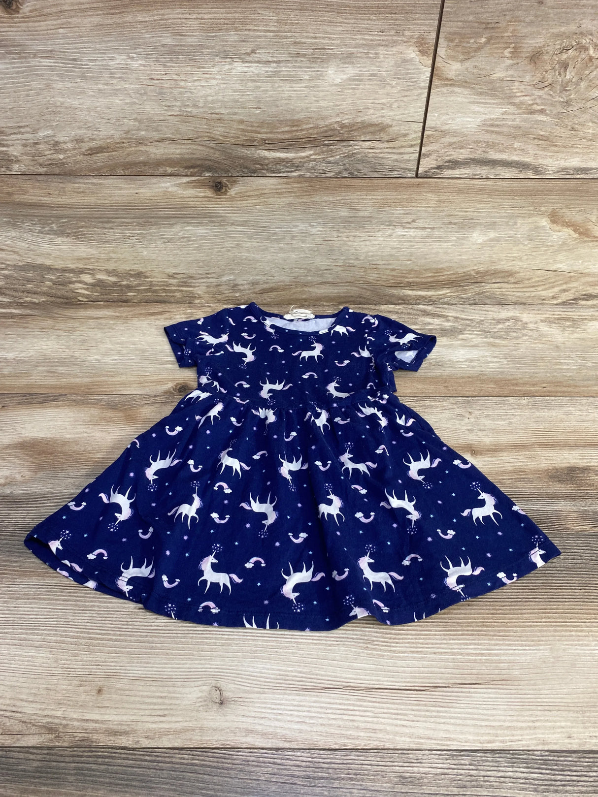 Emma & Elsa Unicorn Dress Blue sz 2T - Me n Mommy To Be