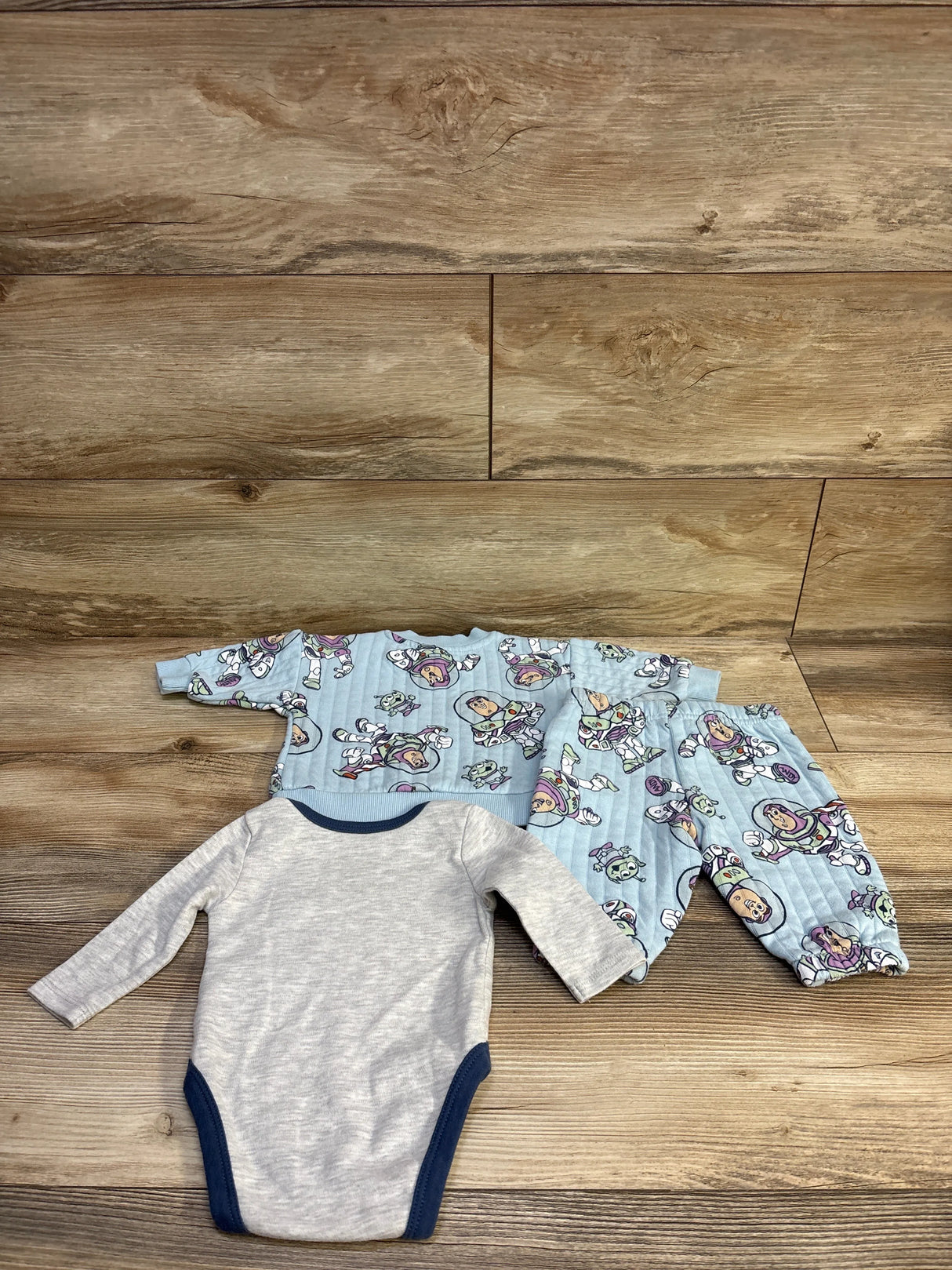 Disney Baby 3pc Toy Story Quilted Sweatshirt Set Blue sz 3m