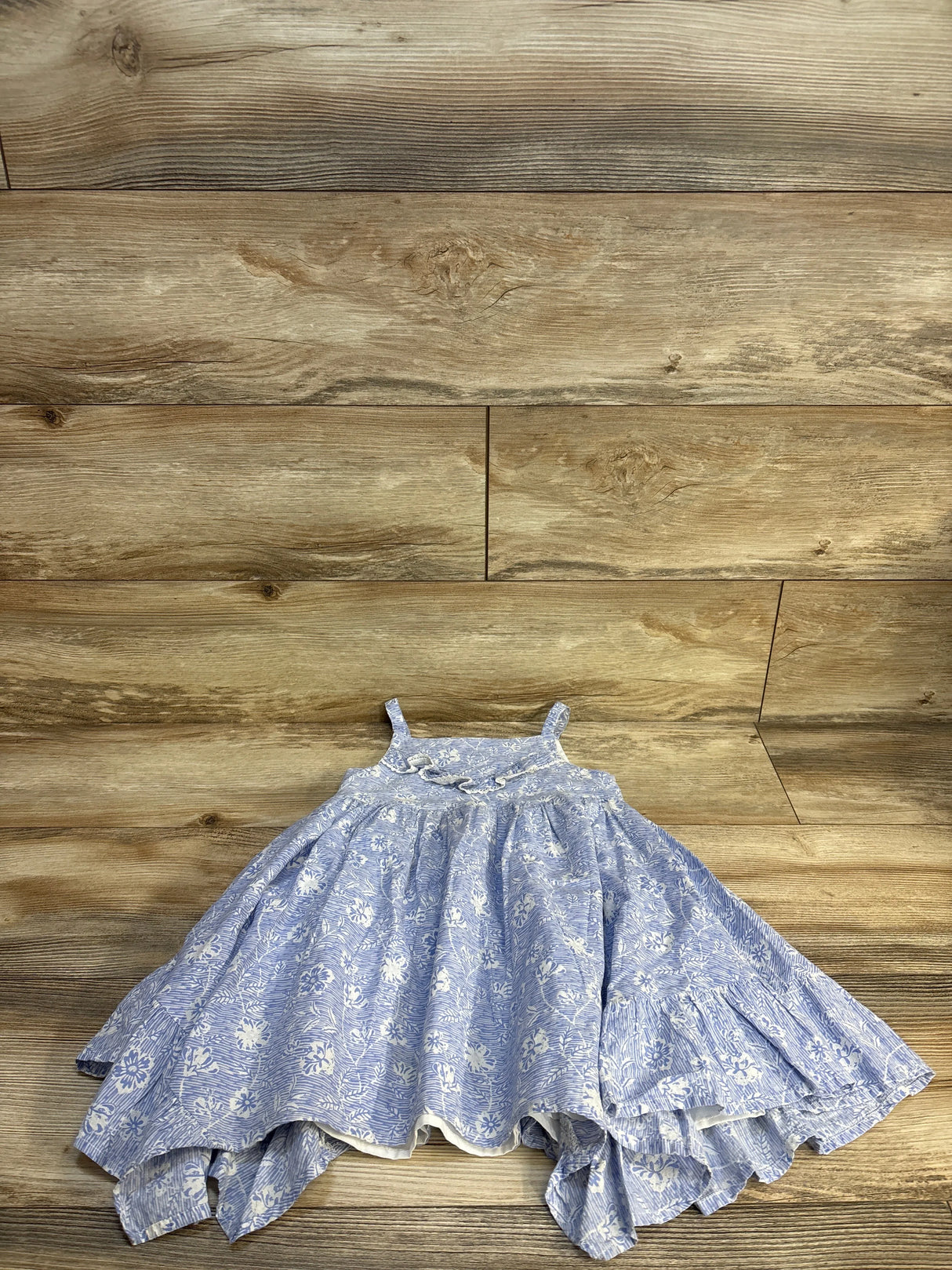 Cynthia Rowley Floral Holiday Dress Blue sz 4T
