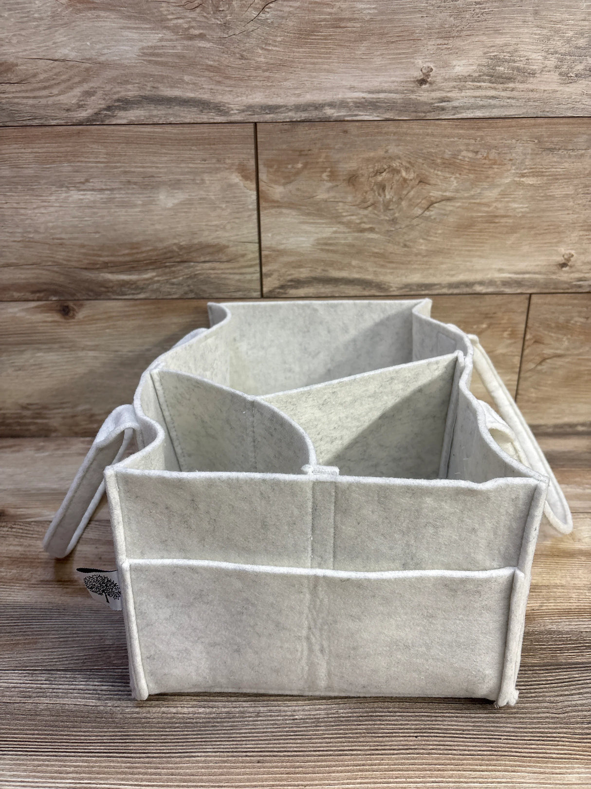 Parker Baby Co. Felt Diaper Caddy in Beige