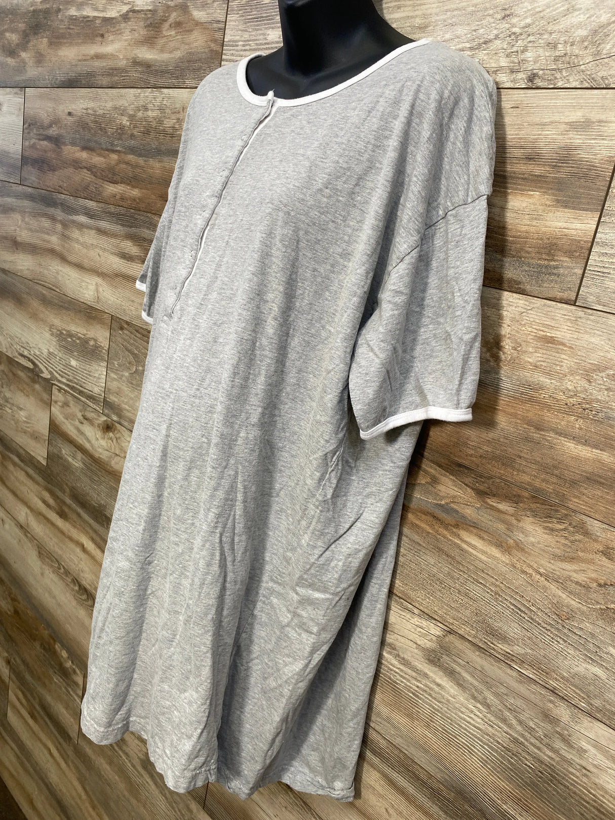 Swinging On A Star Maternity Nightshirt Grey One Size - Me n Mommy To Be
