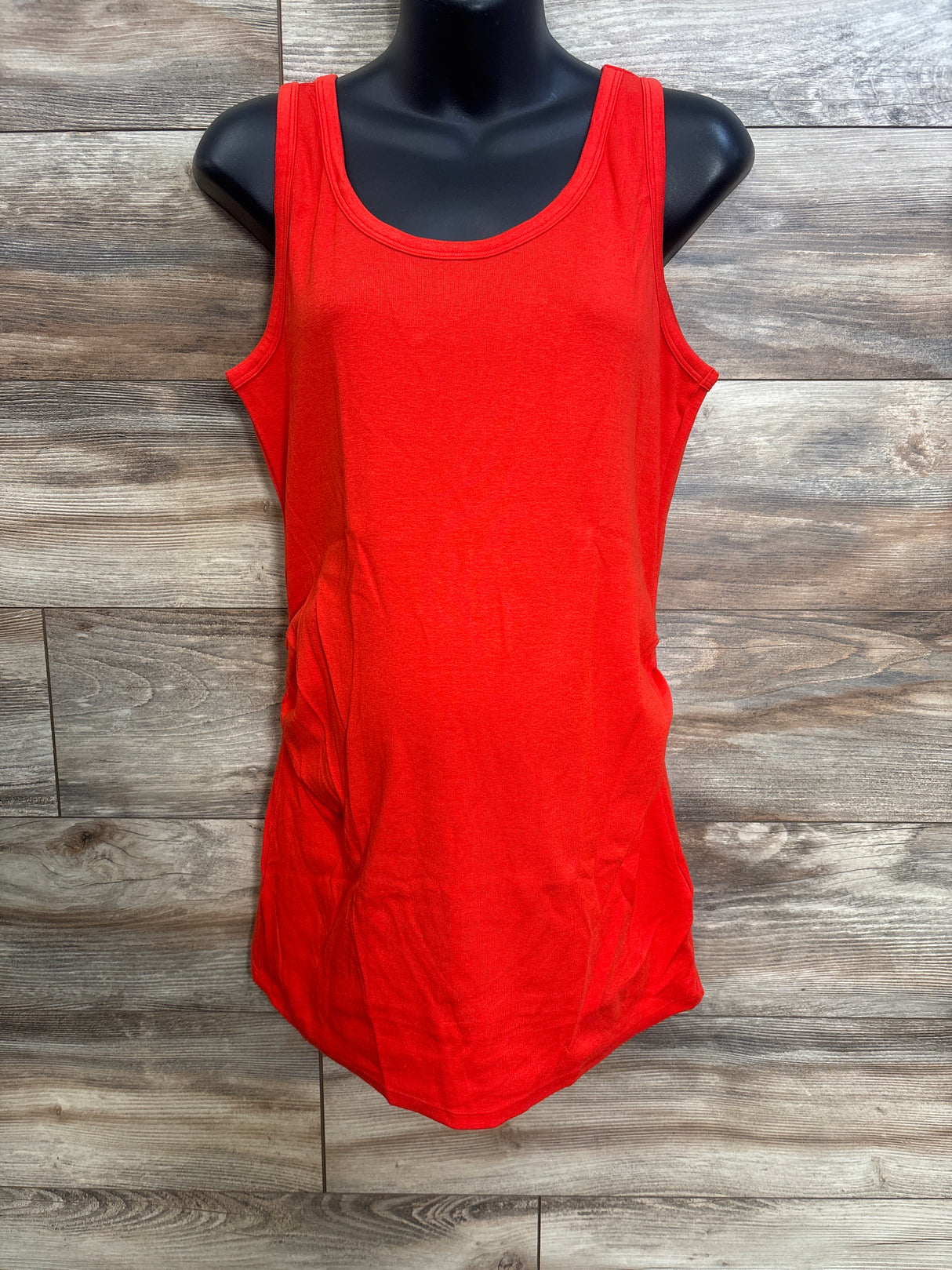 NWOT Gap Maternity Modern Tank Top Red sz Large