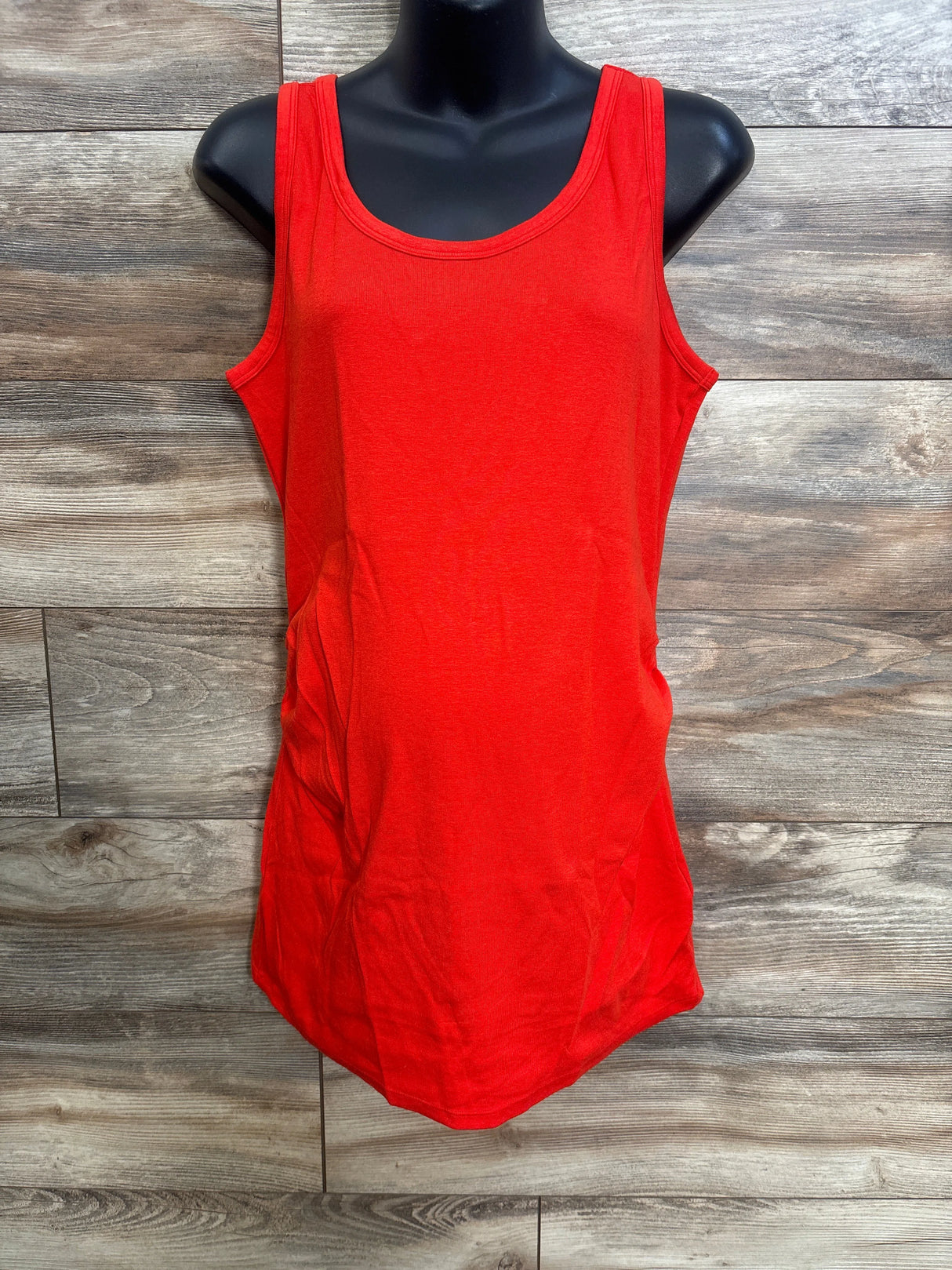 NWOT Gap Maternity Modern Tank Top Red sz Large