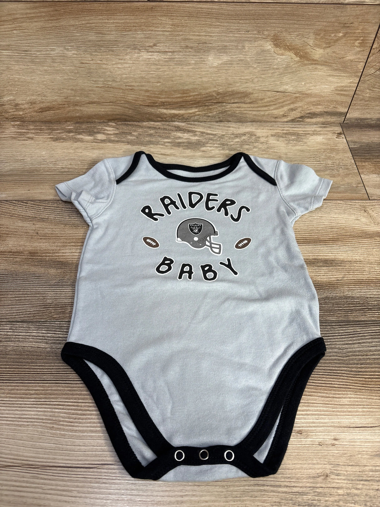 NFL Raiders Baby Bodysuit Light Blue sz 24m
