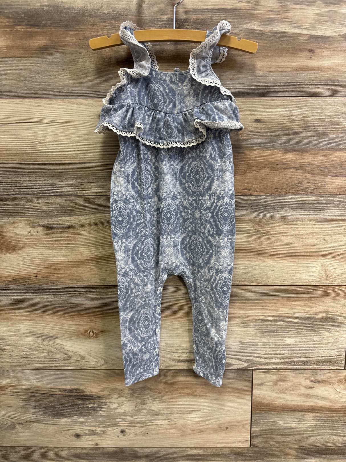 Jessica Simpson Floral Jumpsuit Blue sz 18m