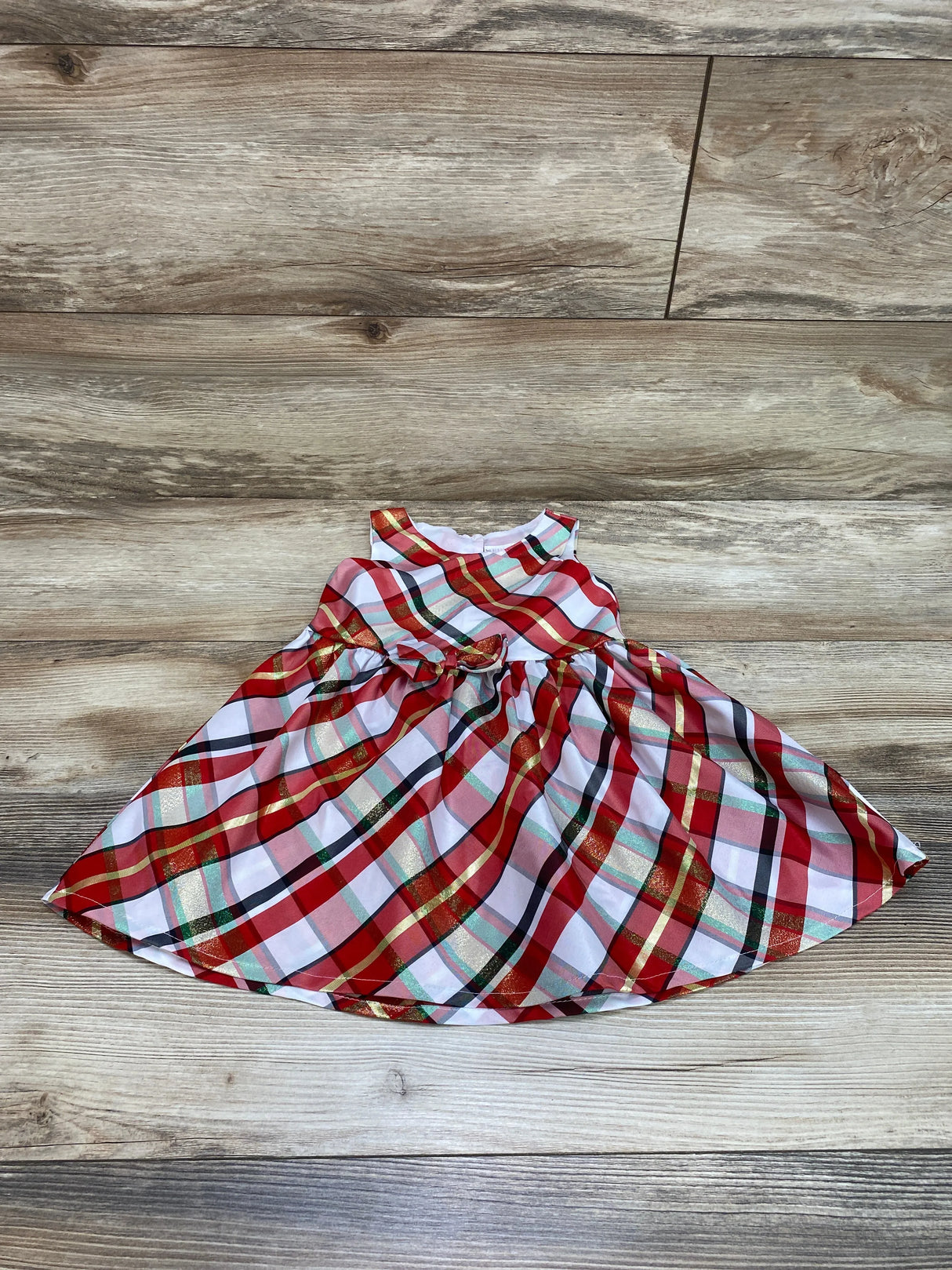 Nannette Baby Plaid Dress Red sz 24m - Me n Mommy To Be