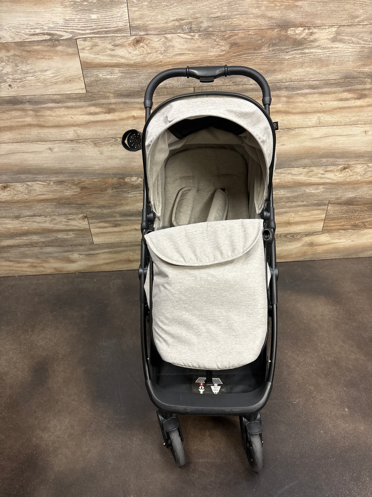 MomPush Wiz 2-in-1 Stroller with Bassinet Mode - Grey*