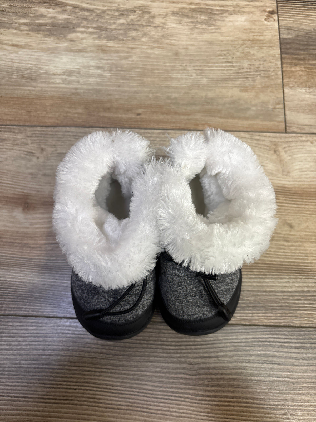 BMCITYBM Fur Lined Winter Snow Boots Grey sz 6c