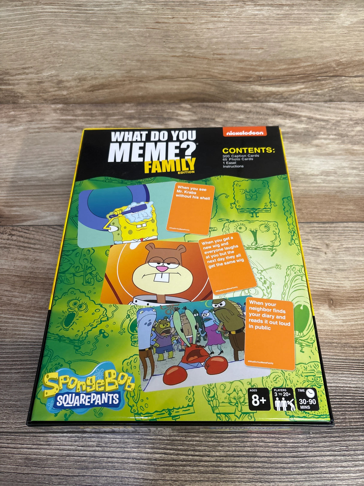 NEW What Do You Meme? Family Edition : Spongebob Squarepants Card Game