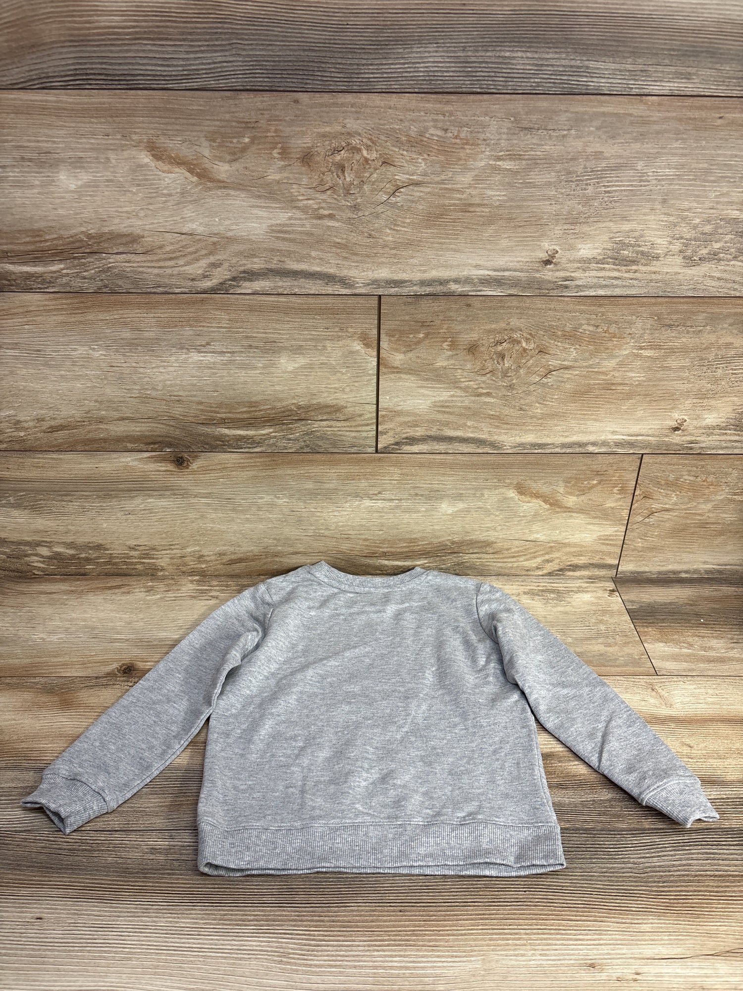NEW Cat & Jack Floral Heart Sweatshirt Grey sz 4T
