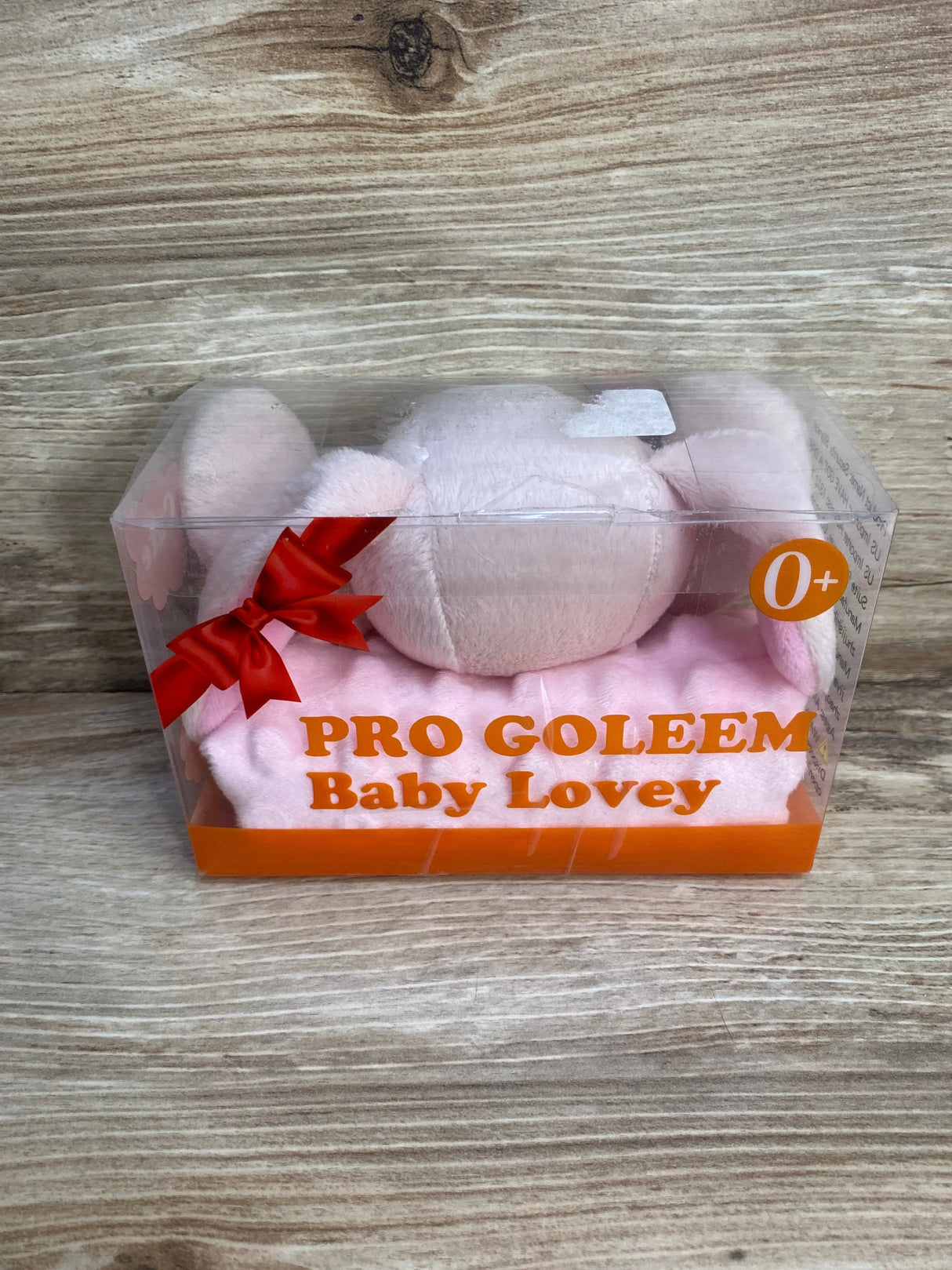 NEW Pro Goleem Lovey Pink Bunny Security Blanket - Me n Mommy To Be