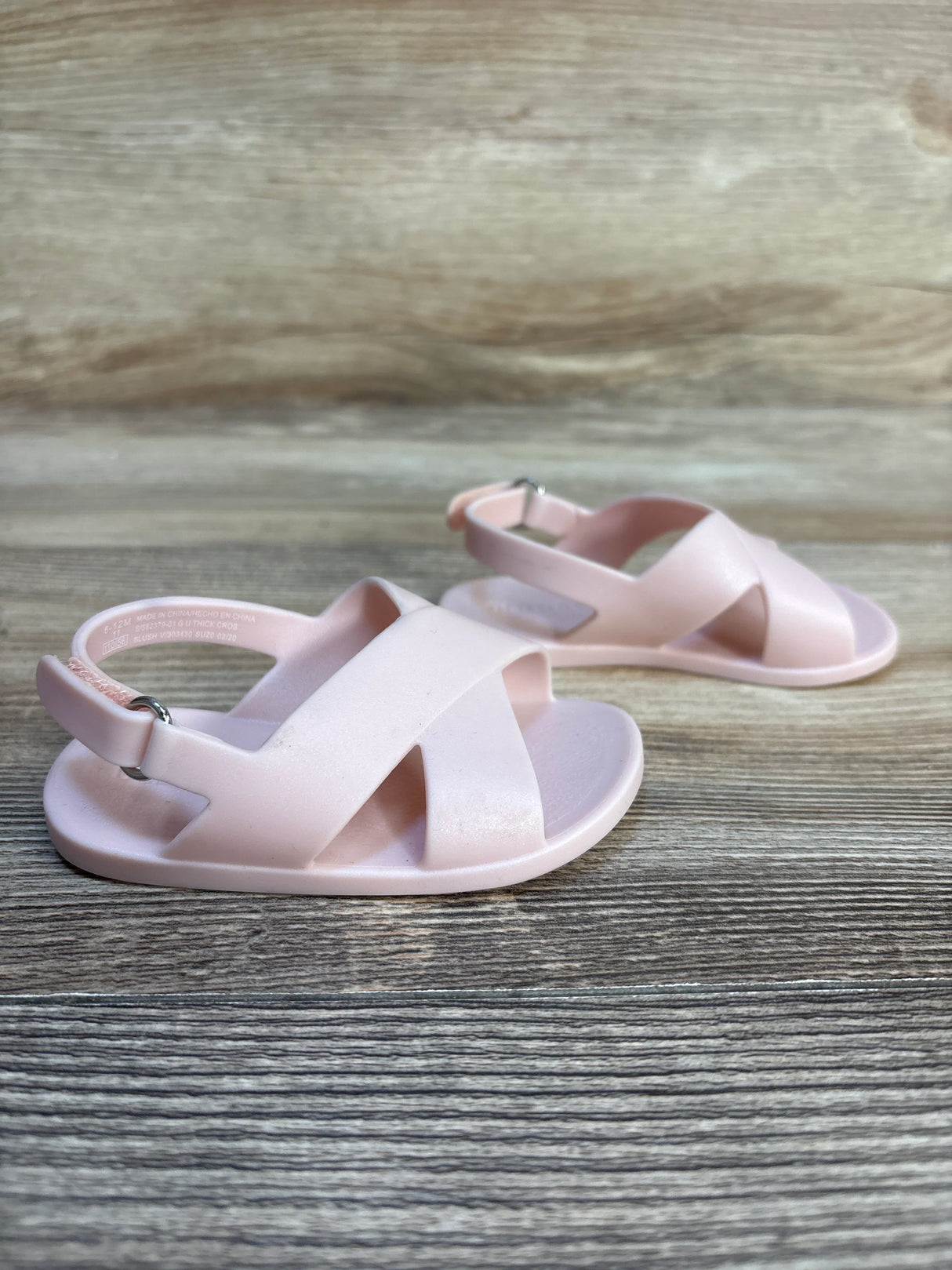Old Navy Cross Strap Jelly Sandals Pink sz 3c
