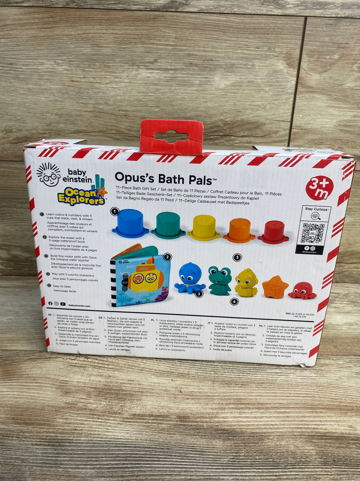 NEW Baby Einstein Opus's Bath Pals 11pc