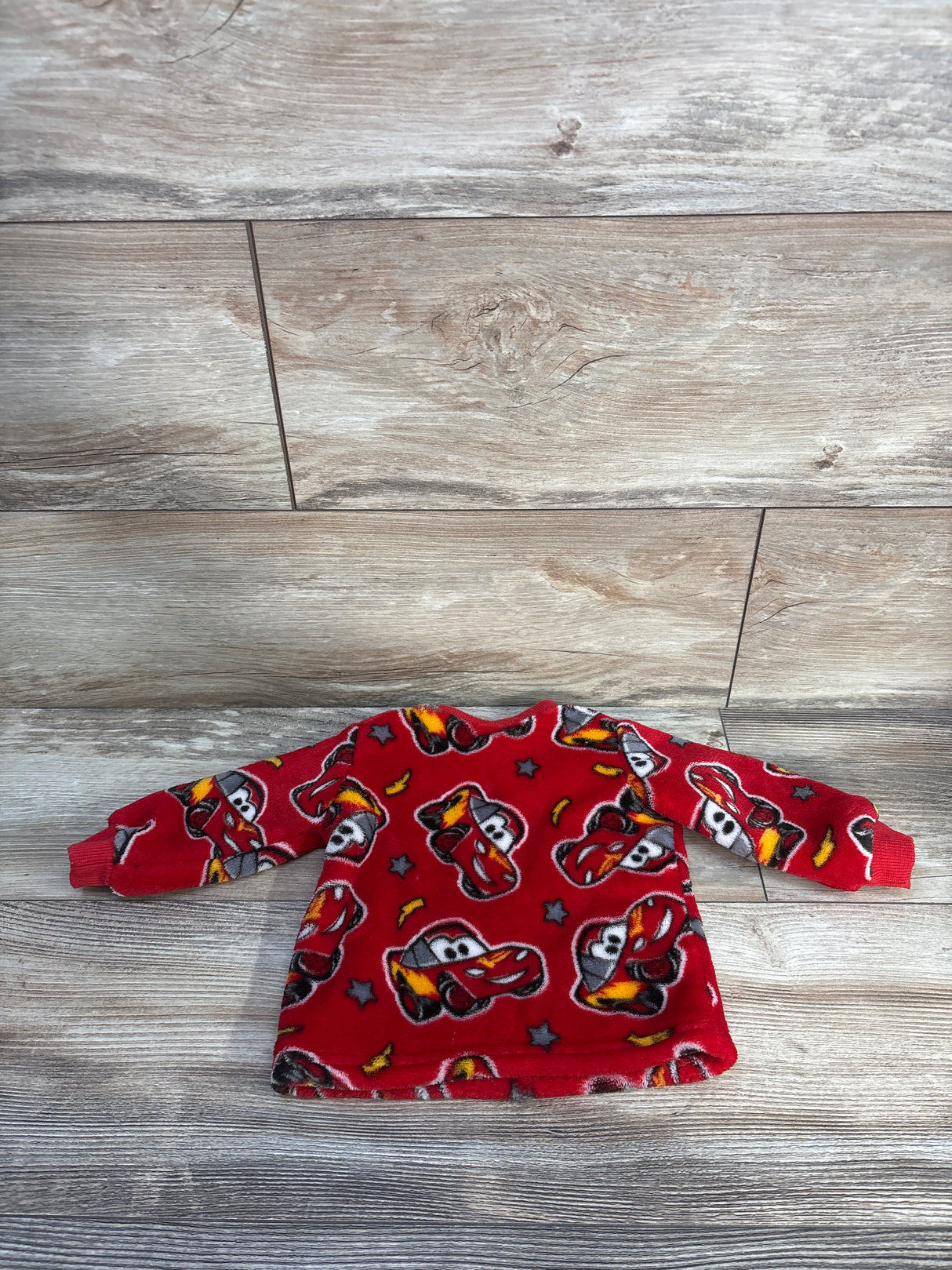 Disney Baby Cars Plush Pullover Sweatshirt Red sz 0-3m