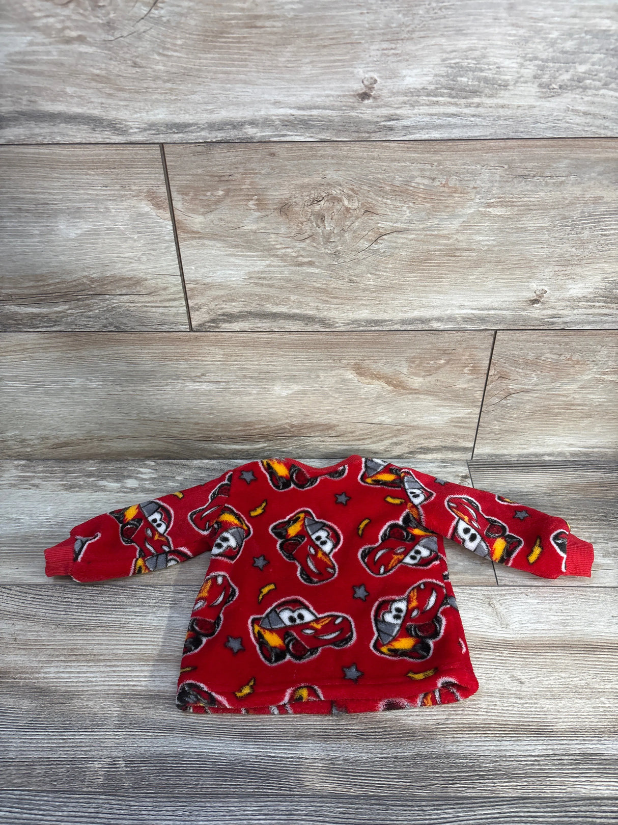 Disney Baby Cars Plush Pullover Sweatshirt Red sz 0-3m