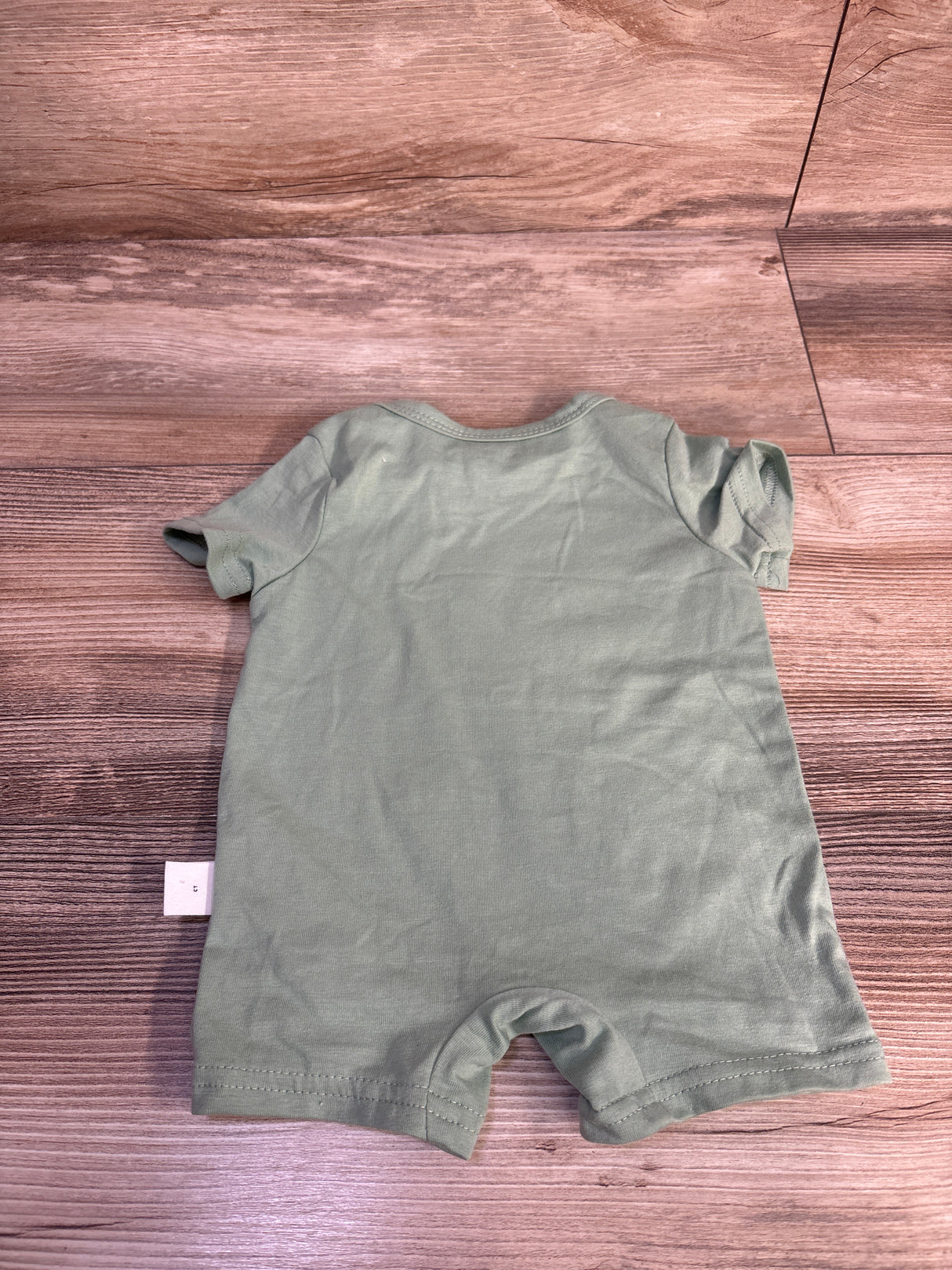 Shein Just A Boy Who Loves His Mom Shortie Romper Green sz 1-3m
