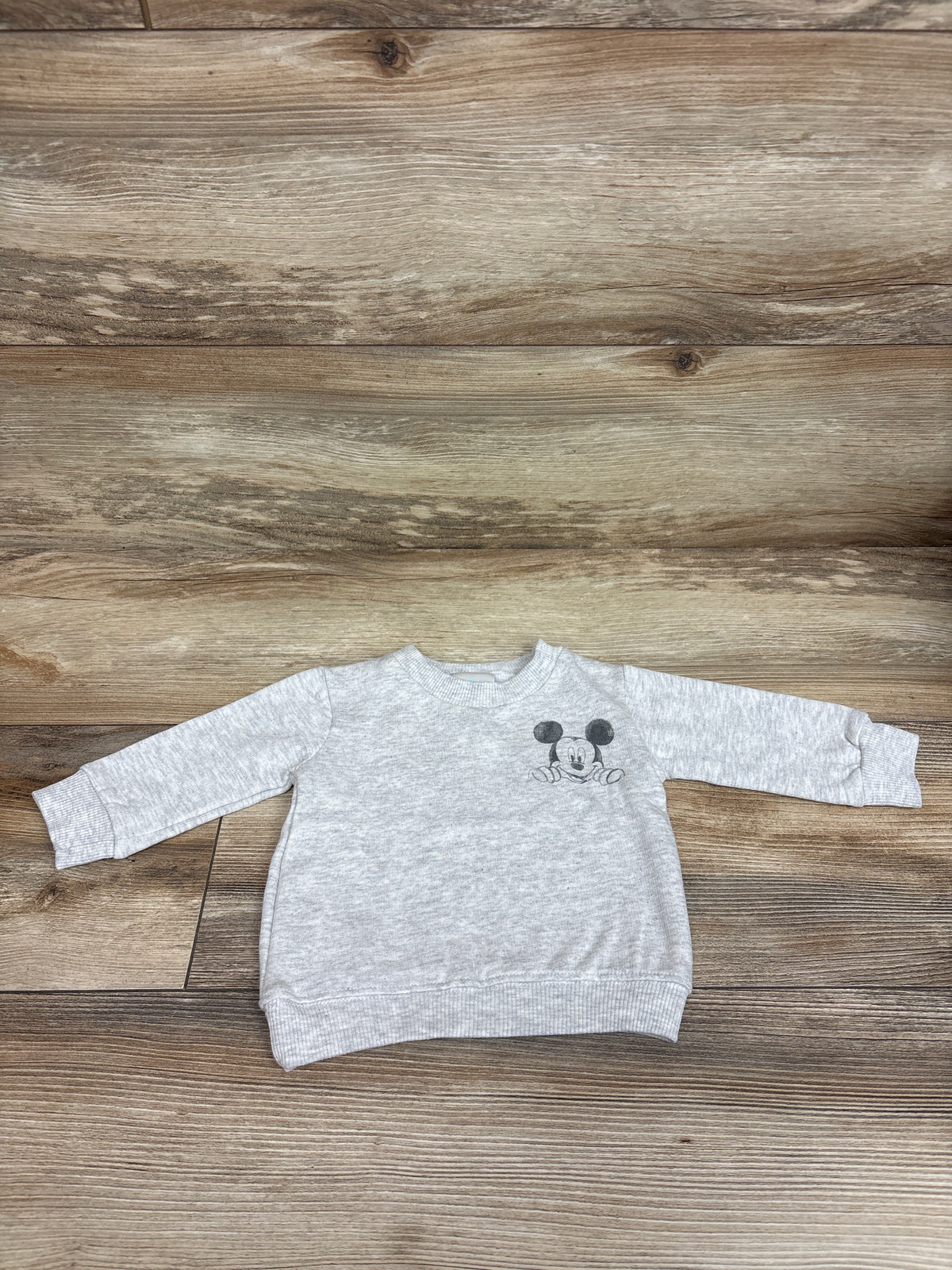 Disney Baby Mickey Mouse Pullover Sweatshirt Grey sz Newborn