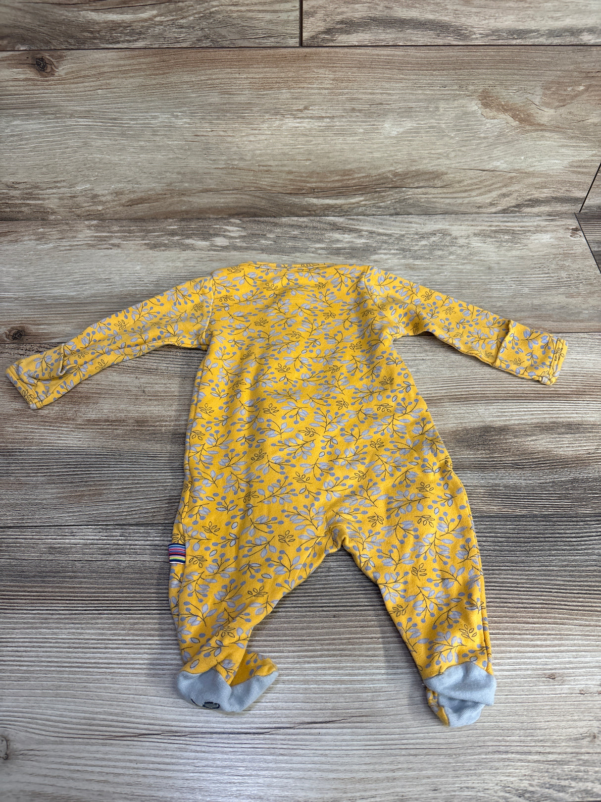 Magnetic Me Floral Footie Yellow sz Newborn