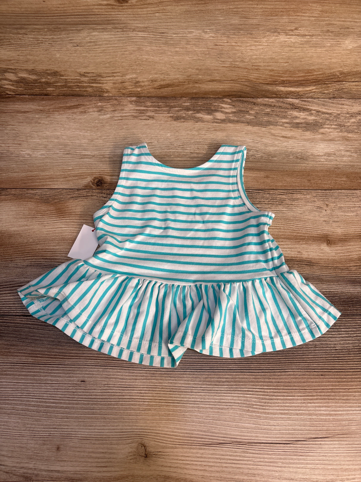 NEW Cat & Jack Striped Peplum Top Blue sz 2T