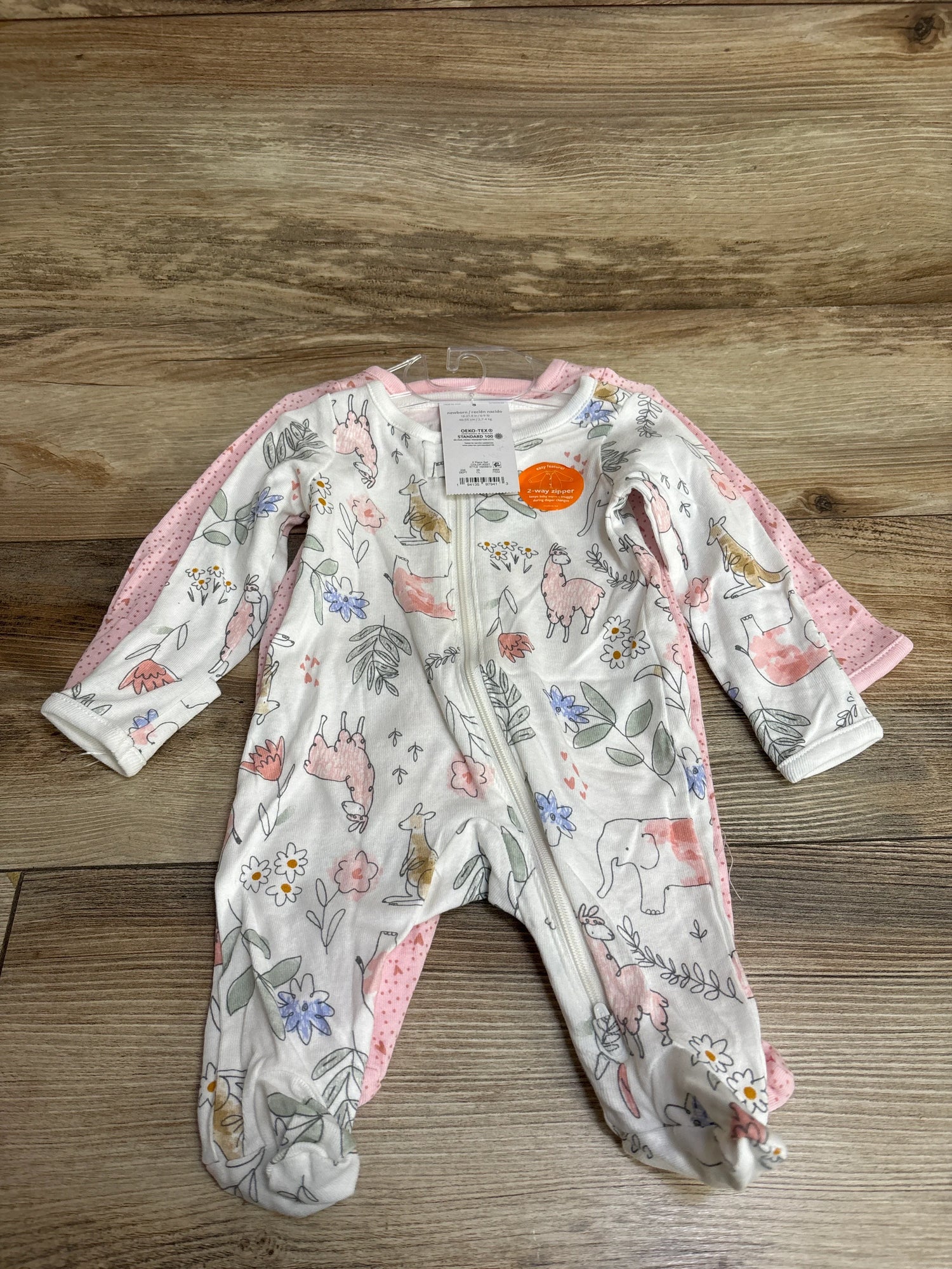 NEW Just One You 2pk Sleepers Pink sz Newborn