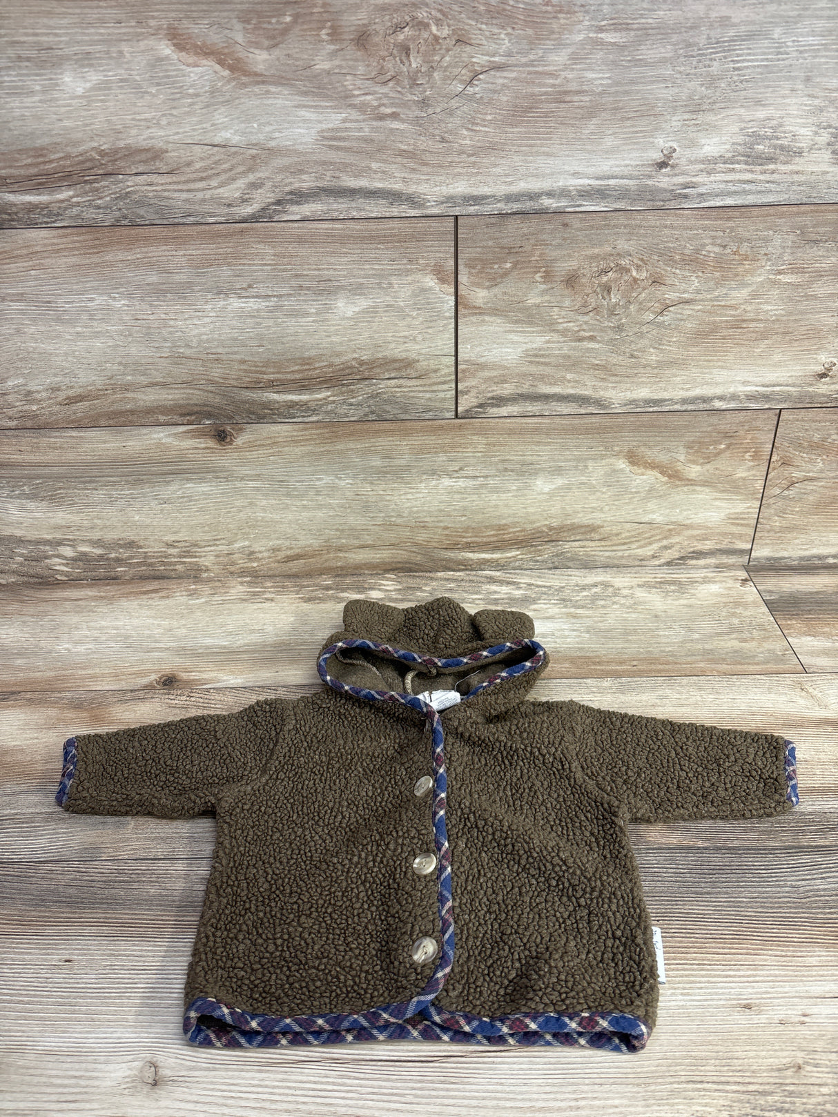 LA Baby Sherpa Jacket Brown sz 6-9m