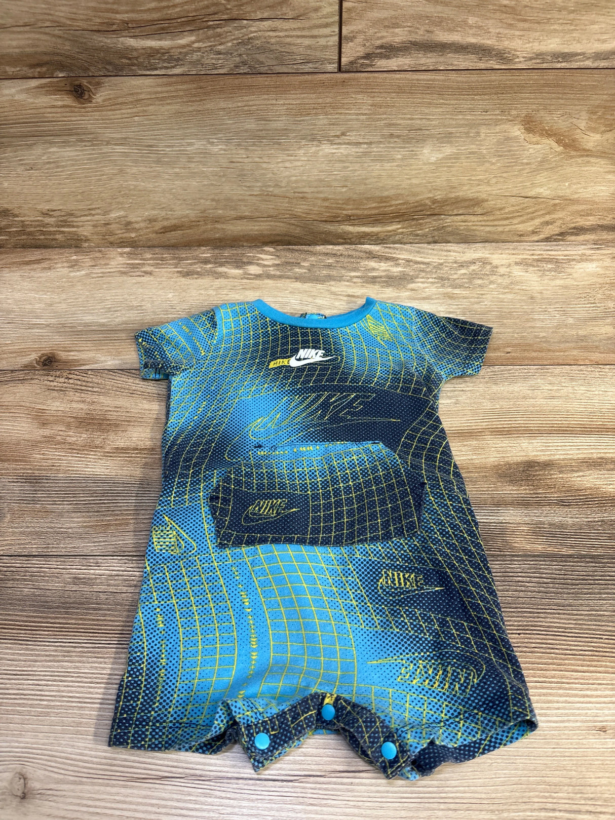 Nike Shortie Romper Blue sz 9m