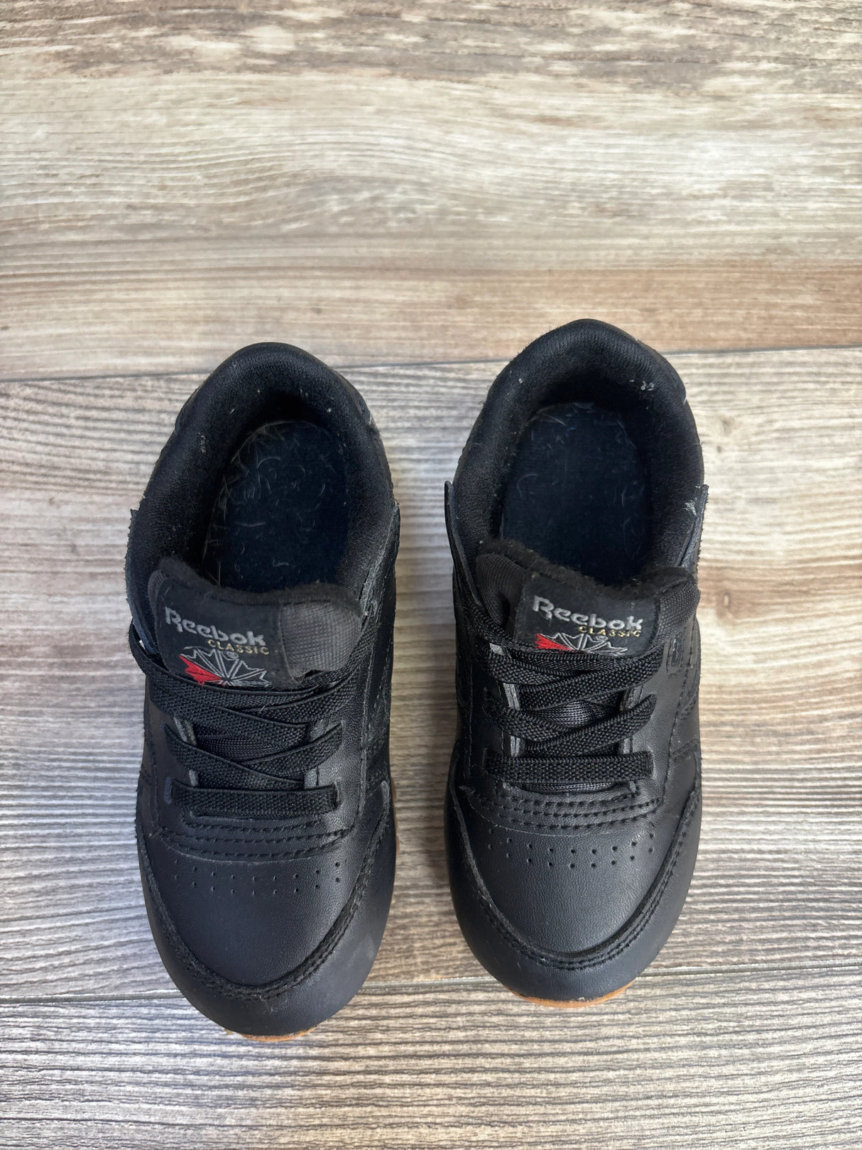 Reebok Classic Leather Sneakers Black sz 8c
