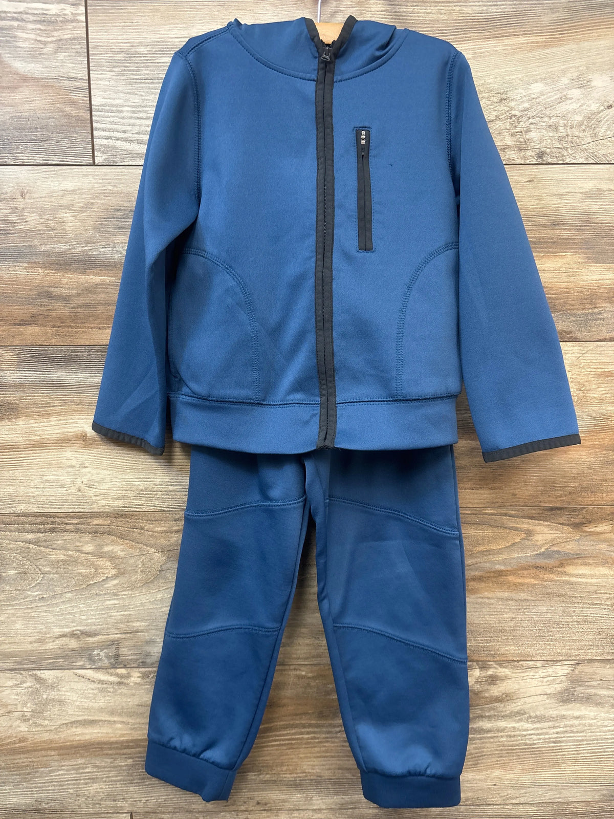 OshKosh 2pc Full-Zip Active Jacket & Joggers Set Blue sz 5T